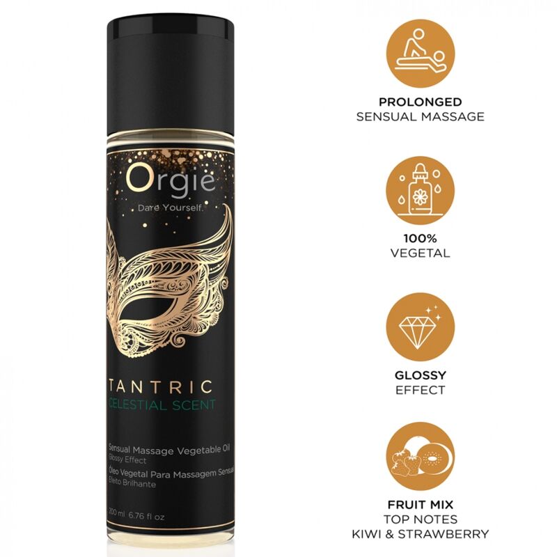 ORGIE Tantric Celestial Scent huile de massage 200 ml