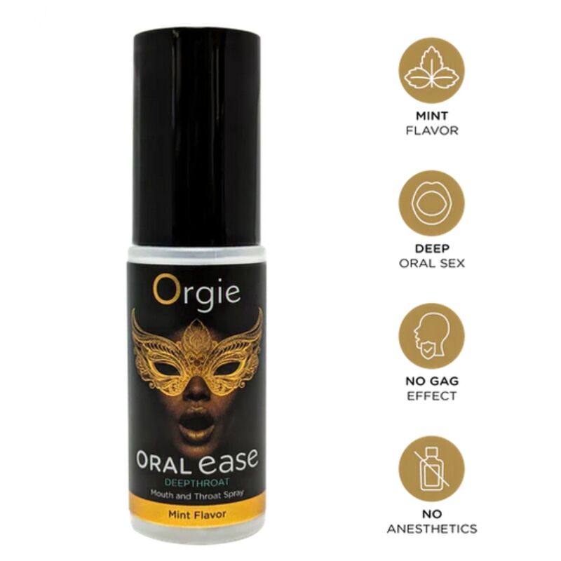 Spray buccal et pour la gorge à la menthe ORGIE Oral Ease