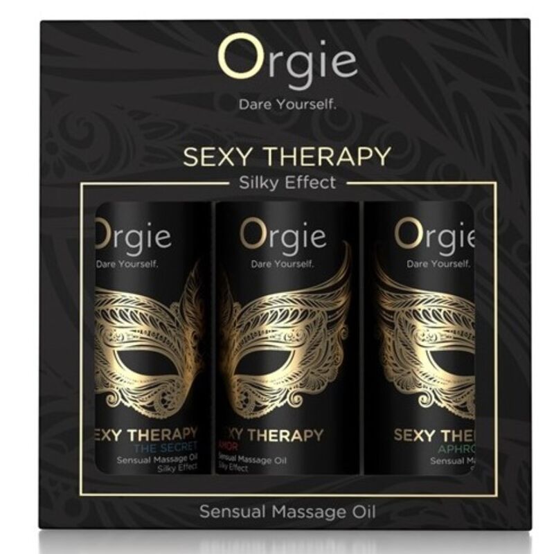Set d’huiles de massage ORGIE Sexy Therapy, 3 x 30 ml