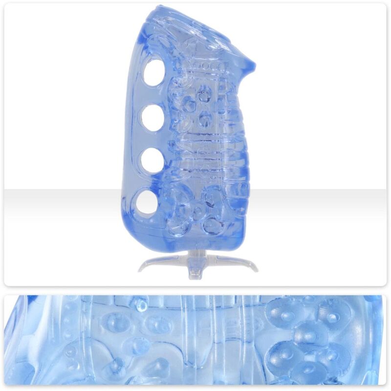 Fleshlight Fleshskins Grip Blue Ice Masturbateur Manuel Pour Homme Bleu