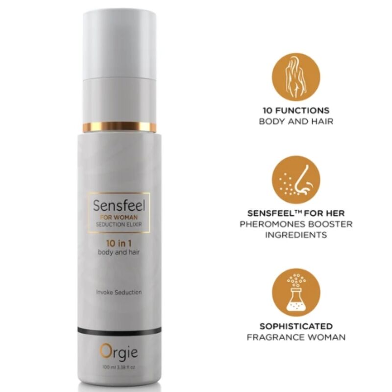 ORGIE Sensfeel for Woman Seduction Elixir pour la peau et les cheveux, 100 ml