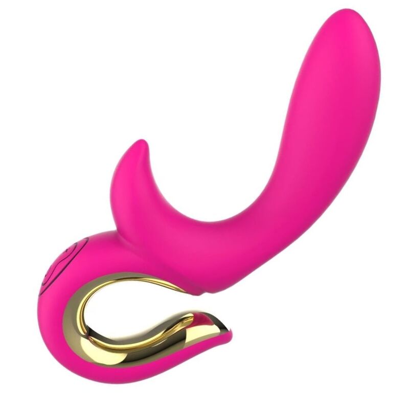 Vibromasseur rabbit NALONE Lulu avec mouvements de va-et-vient, rose