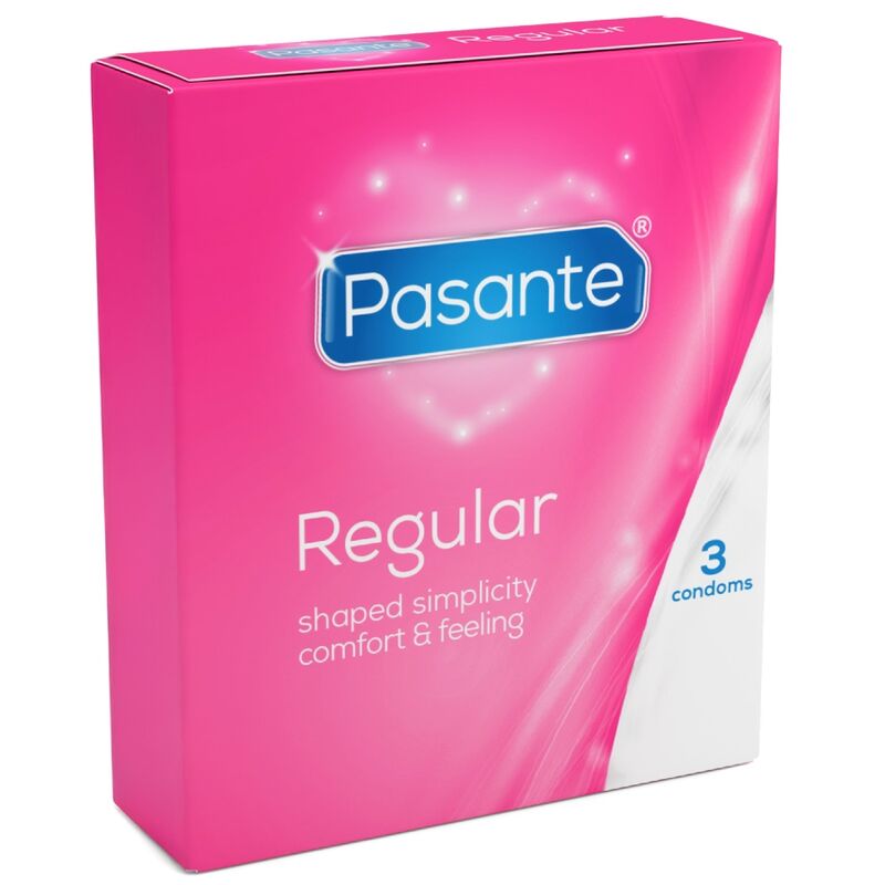 Préservatifs Pasante Regular Standard, boîte de 3