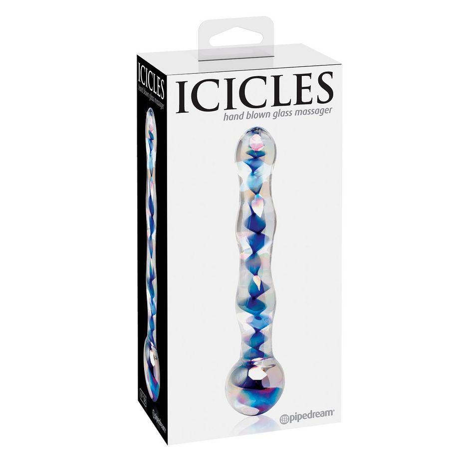 Dildo en verre ICICLES N. 8