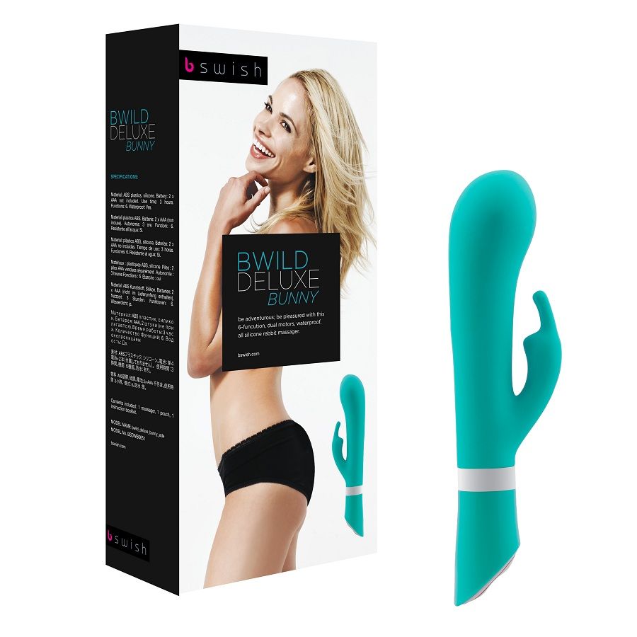 B SWISH Bwild Deluxe Bunny, vibromasseur rabbit jade