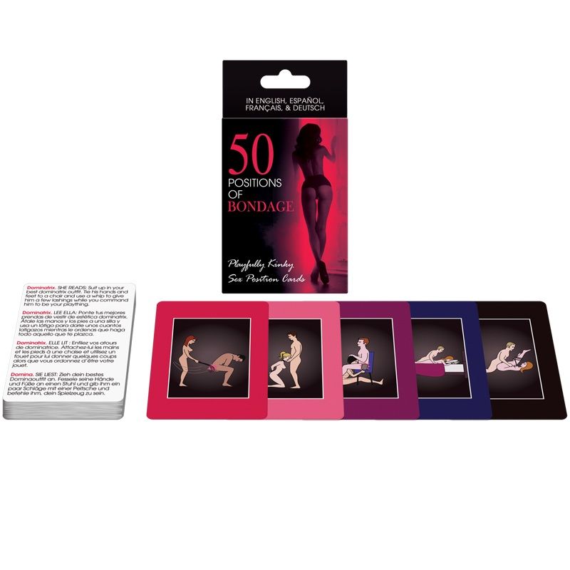 KHEPER GAMES Jeu de cartes érotique 50 Positions of Bondage