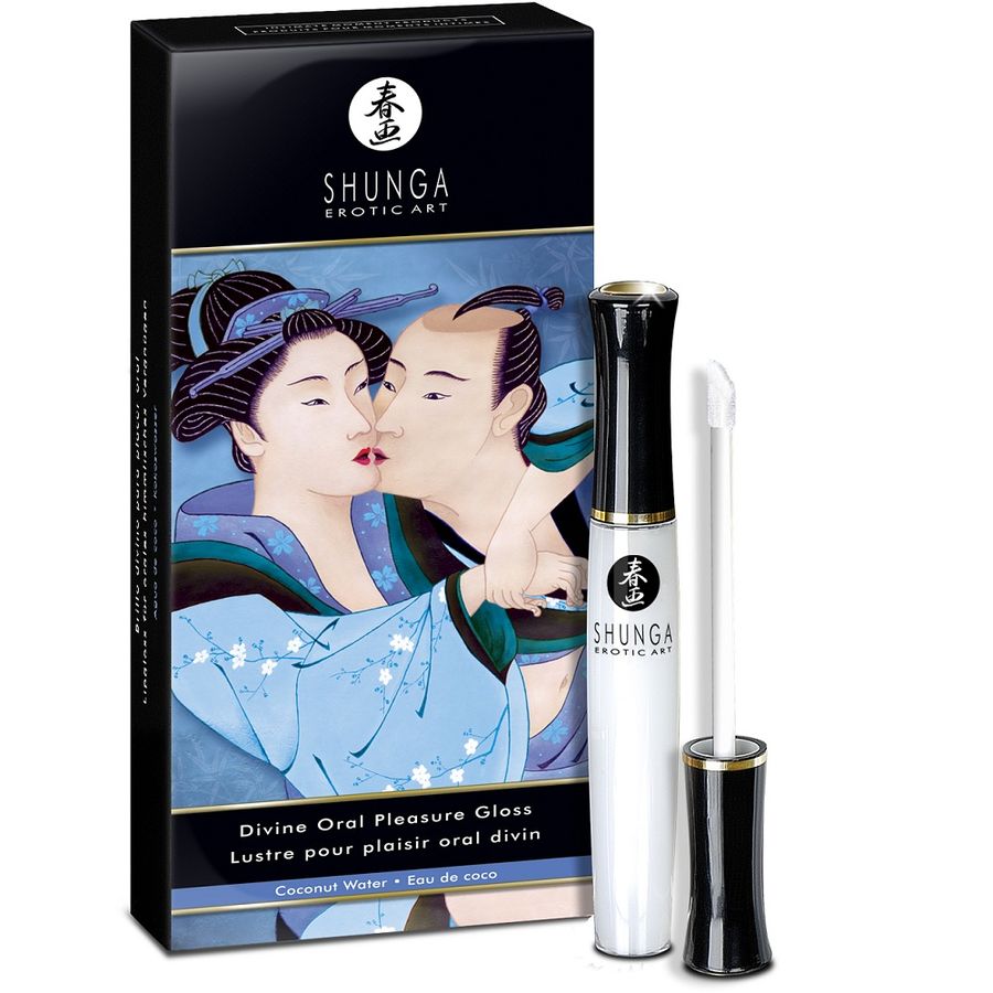 Gloss lubrifiant oral effet chaud froid goût noix de coco SHUNGA