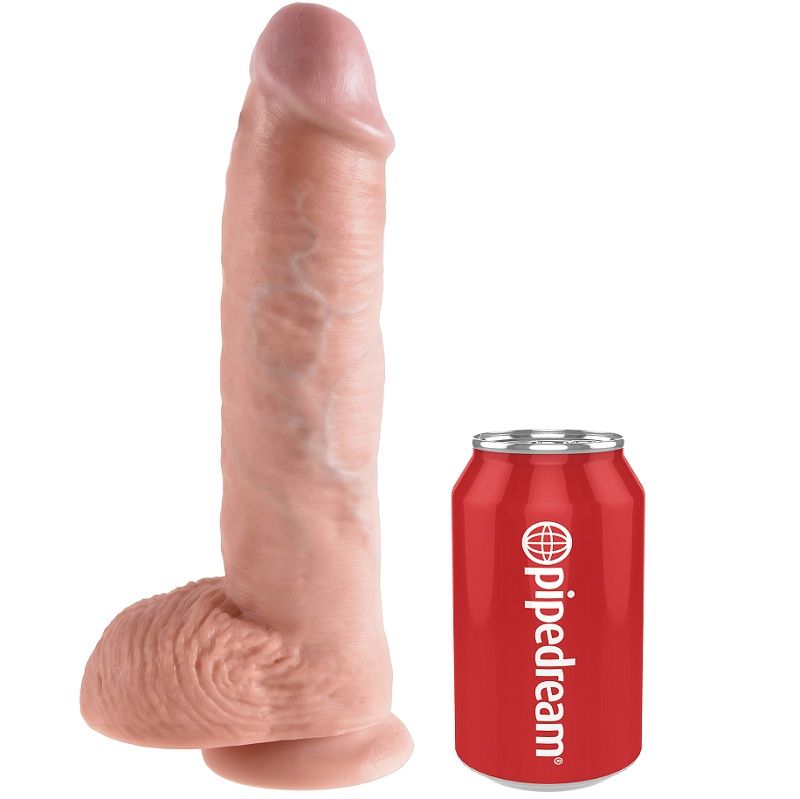 Gode KING COCK avec testicules, 26,5 cm