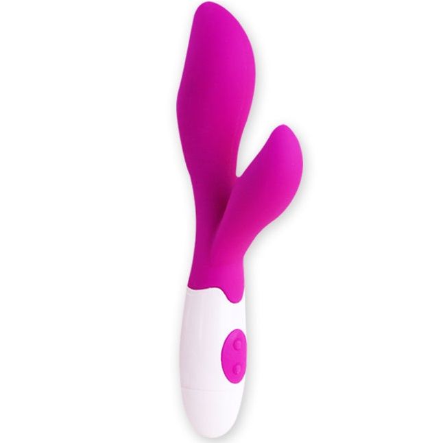 Vibromasseur Pretty Love Newman lilas et blanc