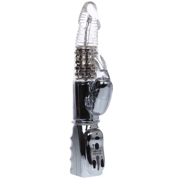 Vibromasseur rotatif transparent BAILE Amour Missile