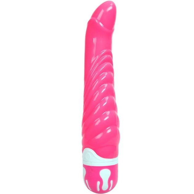Vibromasseur point G BAILE Realistic Cock rose, 21,8 cm