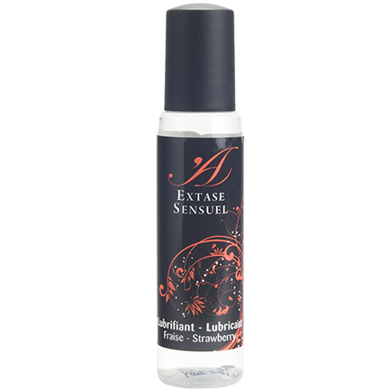 Gel lubrifiant Extase Sensual à l’arôme de fraise, 35 ml