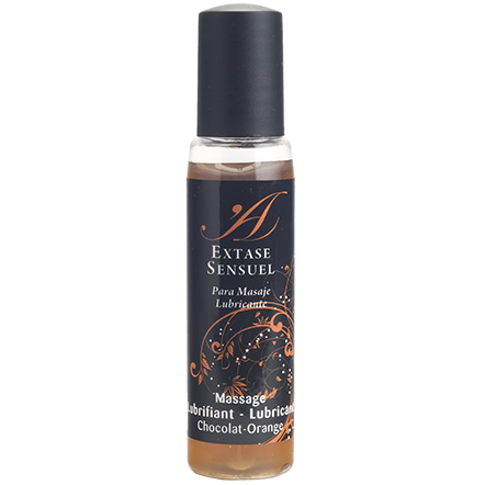 Gel lubrifiant Extase Sensual au parfum chocolat orange, 35 ml