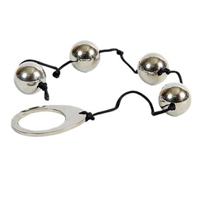 Chaîne anale METAL HARD avec 4 boules en métal