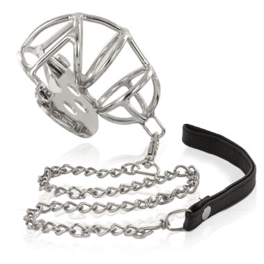 Cage de chasteté METAL HARD en acier inoxydable avec sangle métallique