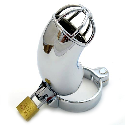Cage de chasteté en acier inoxydable METAL HARD Lancelot