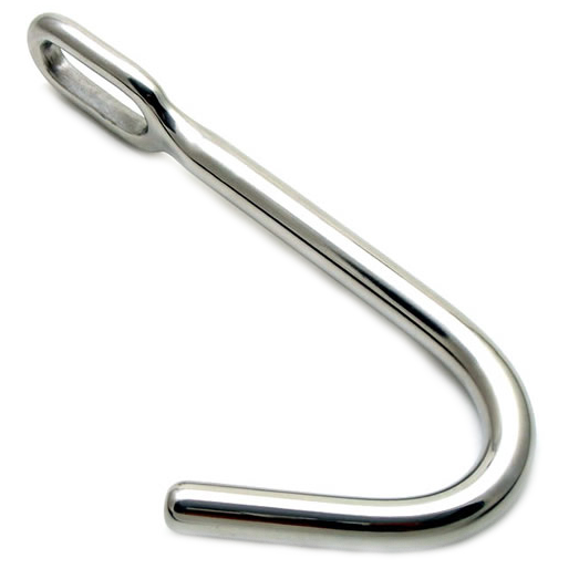 METAL HARD Crochet anal en acier