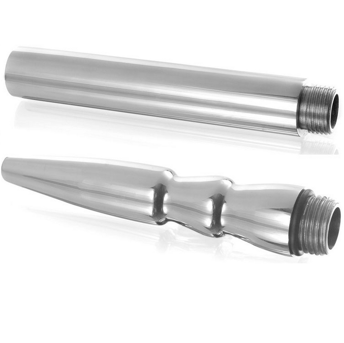 METAL HARD Set de douche intime avec 4 embouts