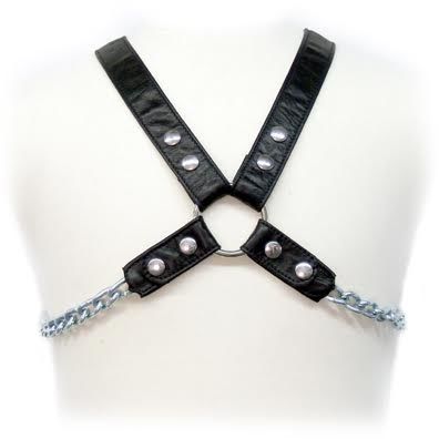 LEATHER BODY Chain Harness II harnais homme en cuir