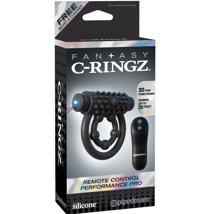 FANTASY C-RINGZ Remote Control Performance, anneau pénien vibrant
