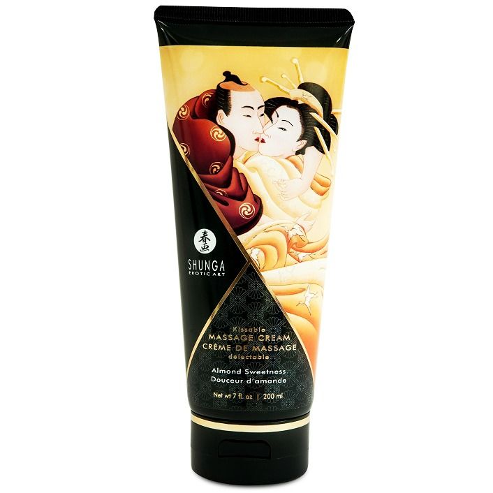 Shunga Sweet Almond crème de massage, 200 ml