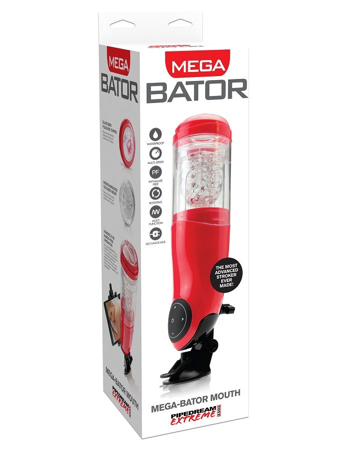 Masturbateur EXTREME TOYZ Mega Bator avec rotation et vibrations