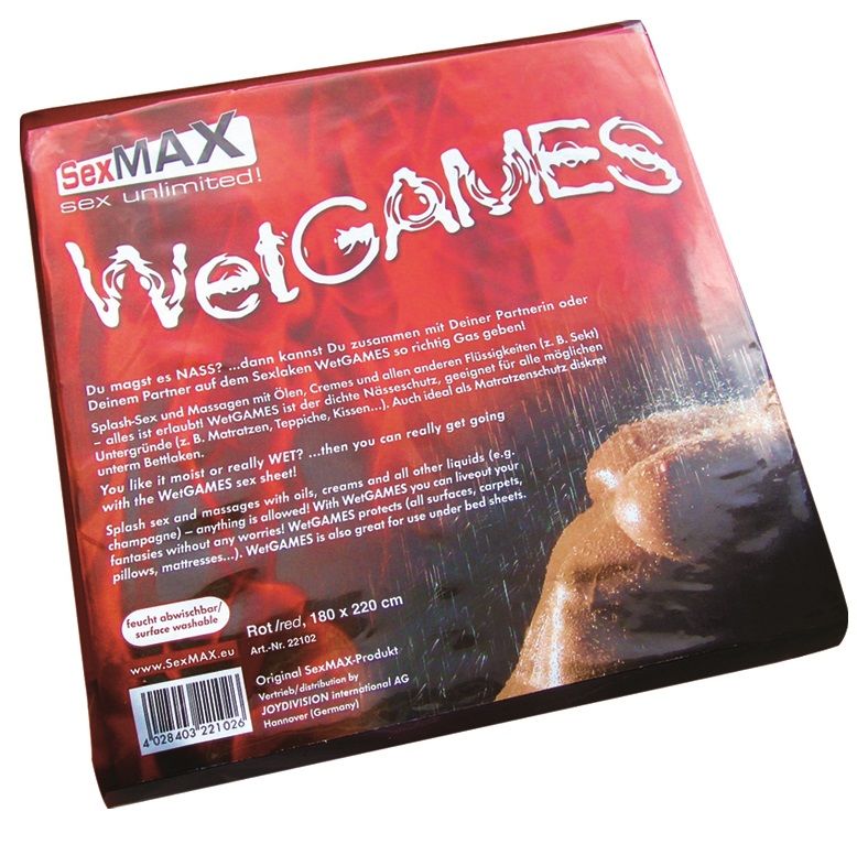 Drap de jeu érotique JOYDIVISION SexMAX Wetgames