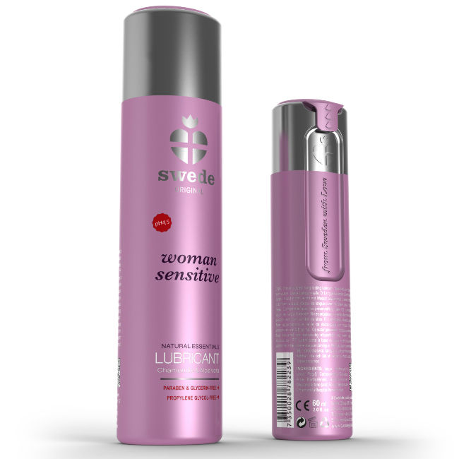 Lubrifiant à base d’eau Swede Woman Sensitive, 60 ml