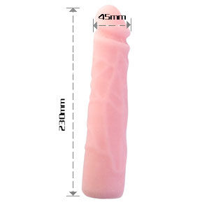 Dildo réaliste BAILE en silicone, 23 cm