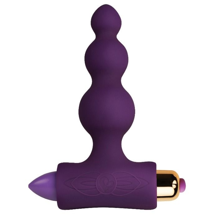 ROCKS-OFF Petite Bubbles, vibromasseur anal, lilas