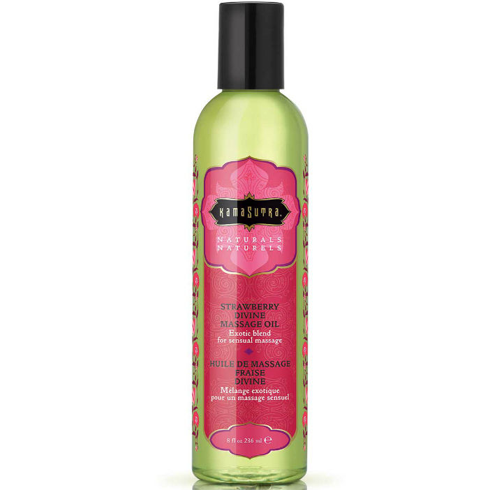 Huile de massage Kama Sutra Naturals Divine Strawberry