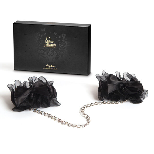 Bijoux Indiscrets Frou Frou, menottes en organza et satin