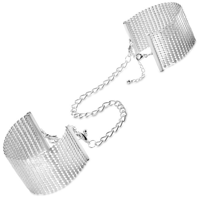 Bijoux Indiscrets Désir Métallique, menottes argentées