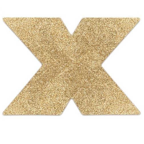 BIJOUX INDISCRETS Cache-tétons Flash Cross Gold