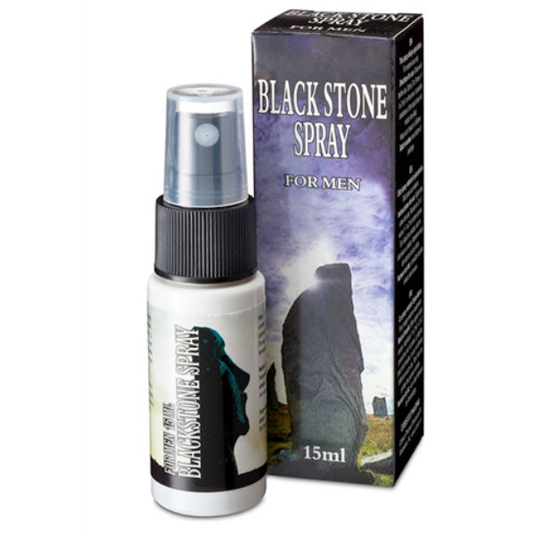 COBECO Black Stone, spray retardateur pour hommes, 15 ml
