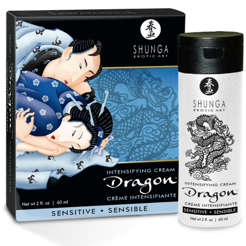 Crème SHUNGA Dragon Sensitive pour couples, 60 ml
