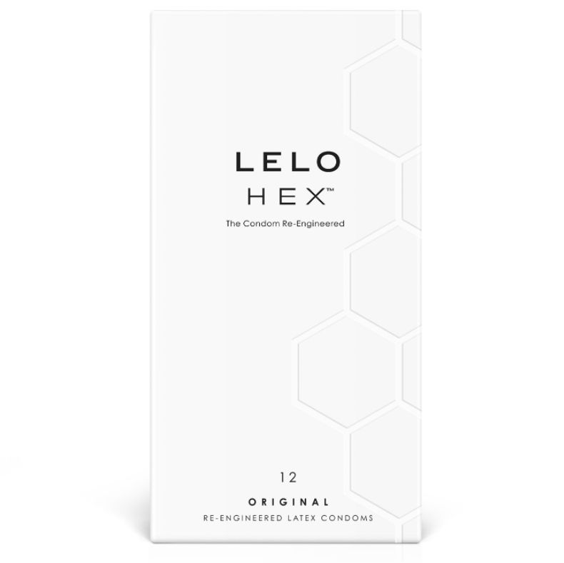 Préservatifs LELO HEX à structure hexagonale, 12 pièces