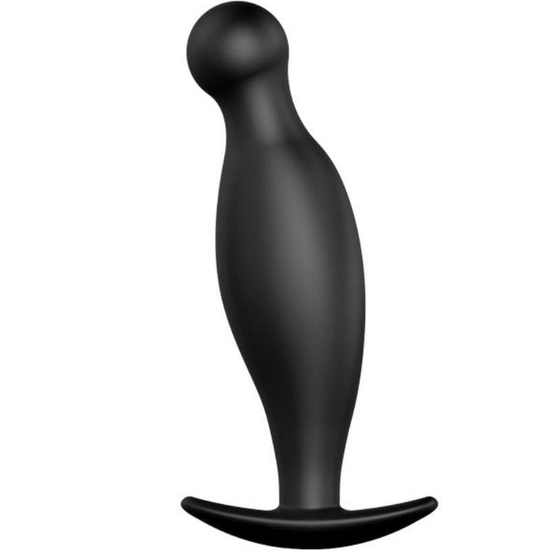 Plug anal Pretty Love en silicone, 11,7 cm, noir