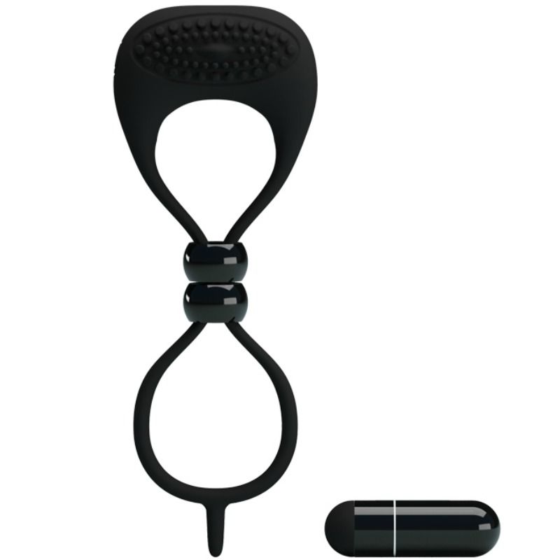 Anneau pénien double avec vibrations Pretty Love