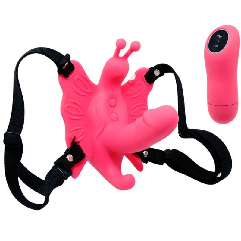BAILE Ultra Passionate, vibromasseur avec télécommande et papillon vibrant
