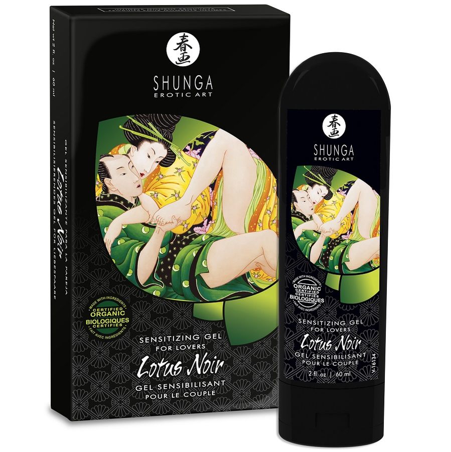 Gel stimulant Shunga Lotus Noir 60 ml