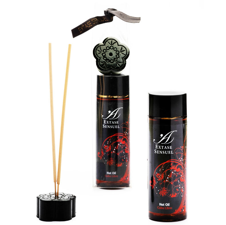 Huile de massage érotique chauffante Extase Sensual Cuba Libre, 100 ml