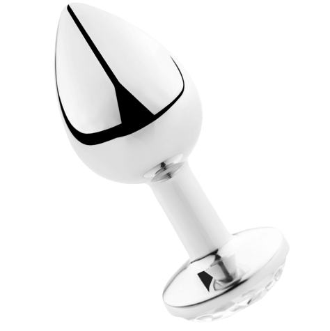 Plug anal SECRETPLAY en aluminium et verre, 7 cm