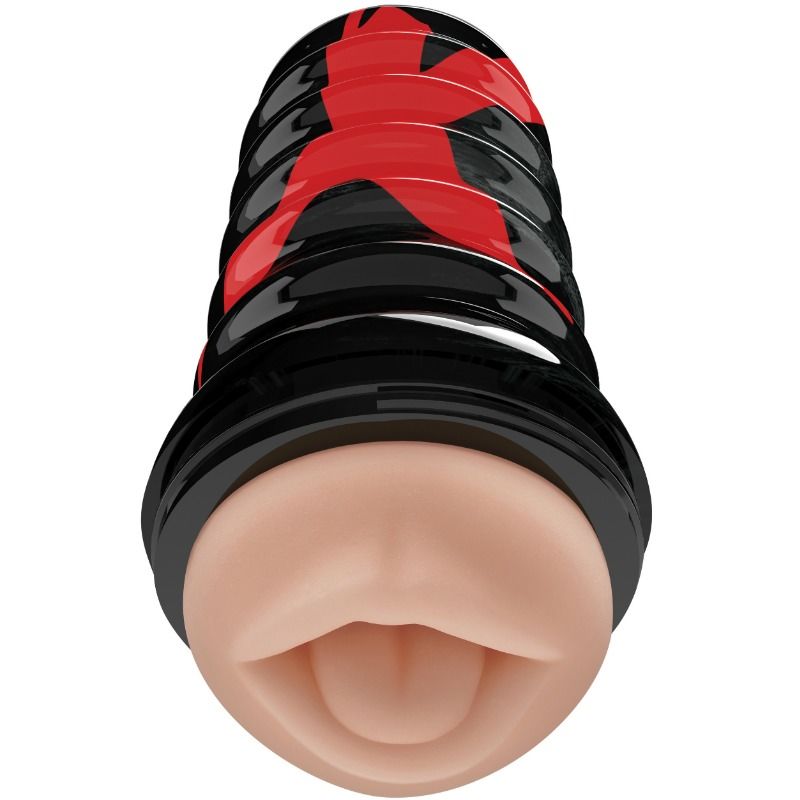 PDX Elite Air Tight Oral Stroker avec gaine intérieure amovible