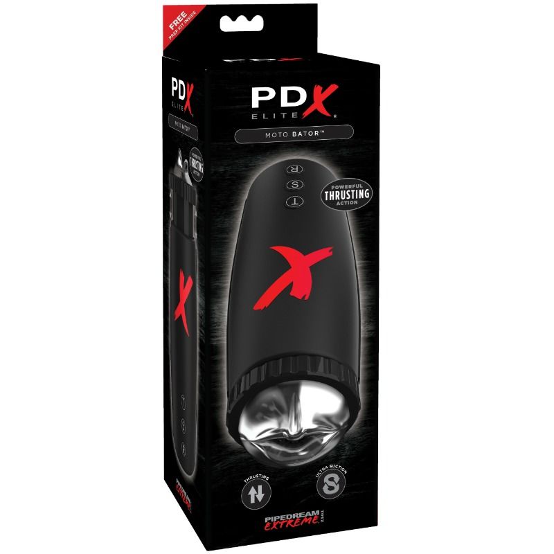 PDX ELITE Moto Bator masturbateur automatique avec fonction d’aspiration