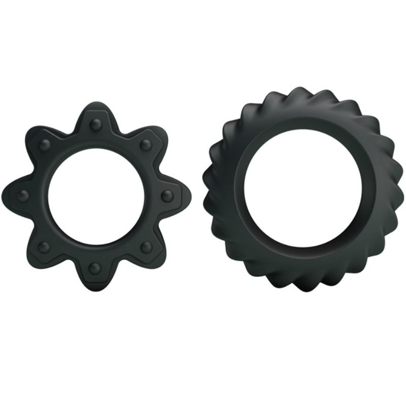 Set de cockrings sans vibration BAILE FOR HIM Flowering