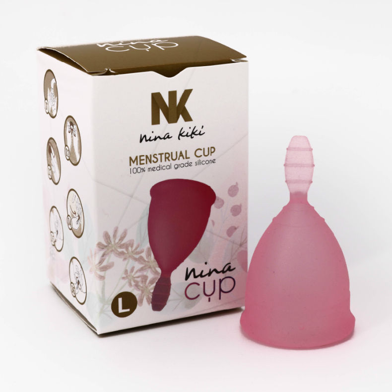 Coupe menstruelle taille L en silicone réutilisable, confort jusqu’à 12 h NINA KIKÍ