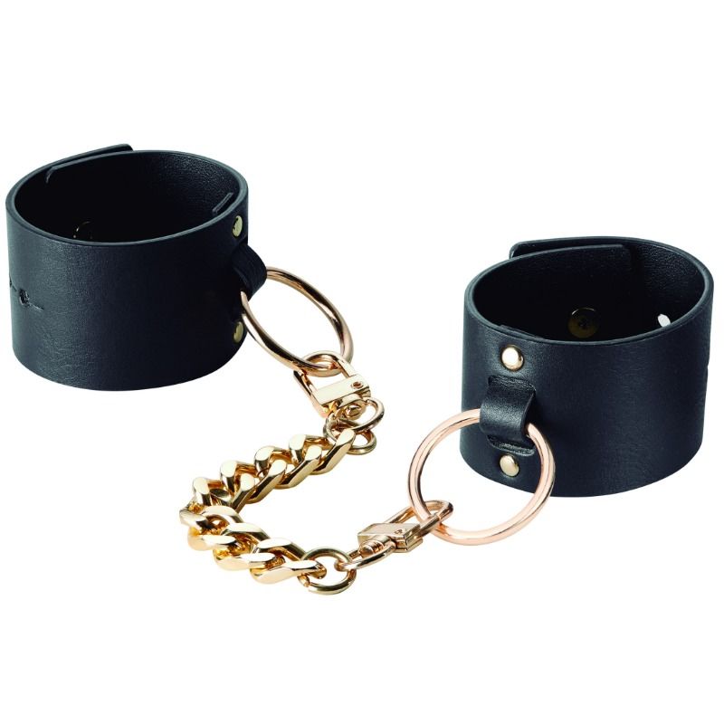 Bijoux Indiscrets MAZE larges menottes de poignet, noir