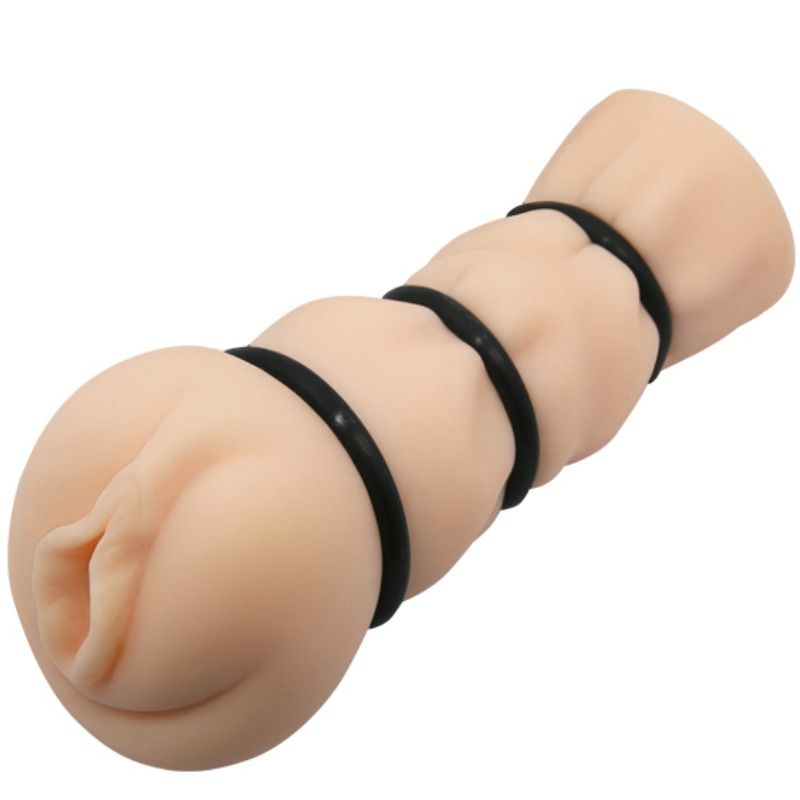 Masturbateur vaginal avec anneaux en silicone ajustés pour des sensations réalistes CRAZY BULL