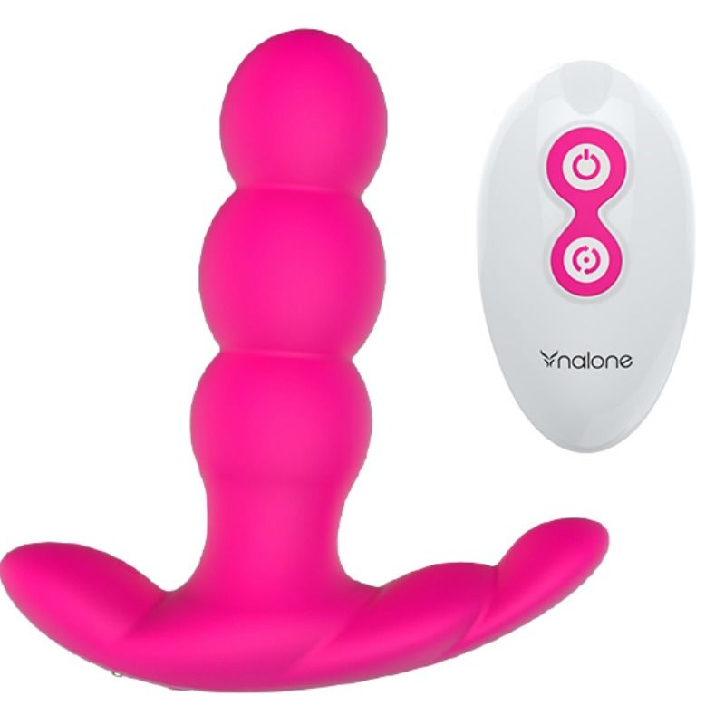 Vibromasseur NALONE Pearl avec télécommande, noir